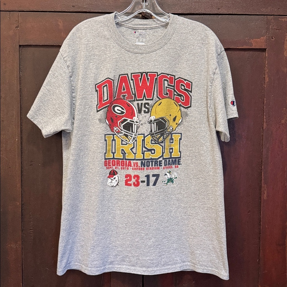 Unisex UGA University of Georgia Gray Champion T-Shirt